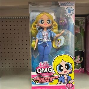 L.O.L. Surprise! OMG Powerpuff Girls Bubbles Doll - Blue and Yellow